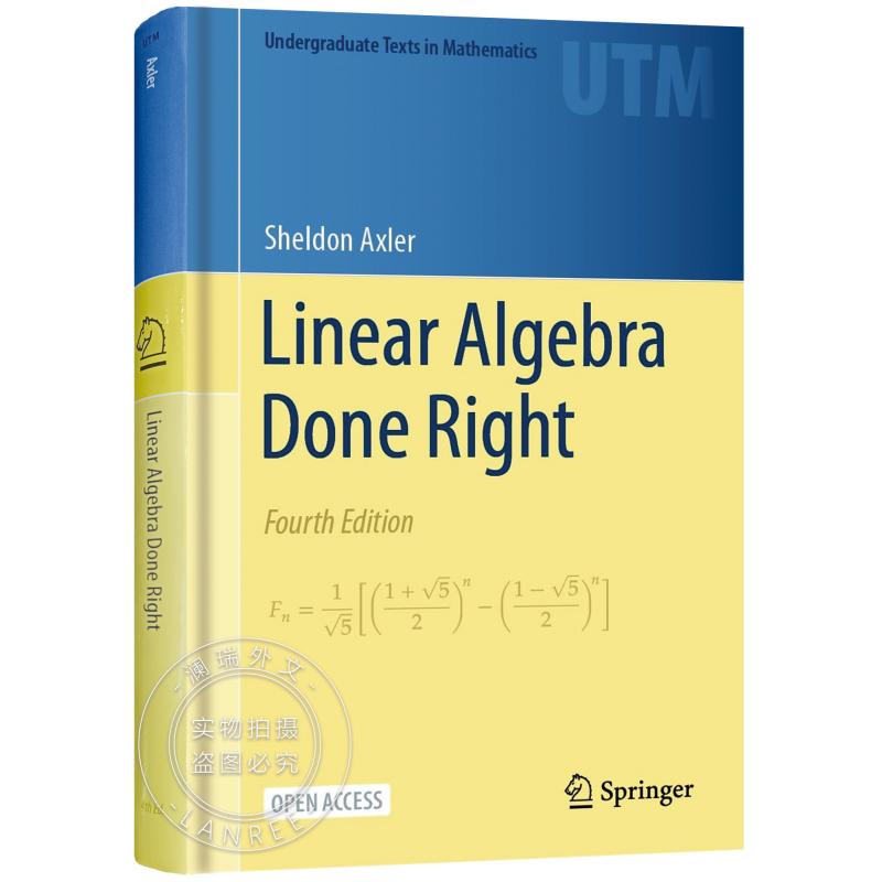Linear Algebra Done Right (Fourth Edition 2024) - ISBN13