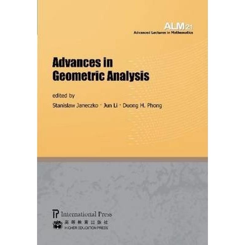 Advances in Geometric Analysis - ISBN13:9781571462480 - 澜瑞外文-网上购买外文原版进口 ...