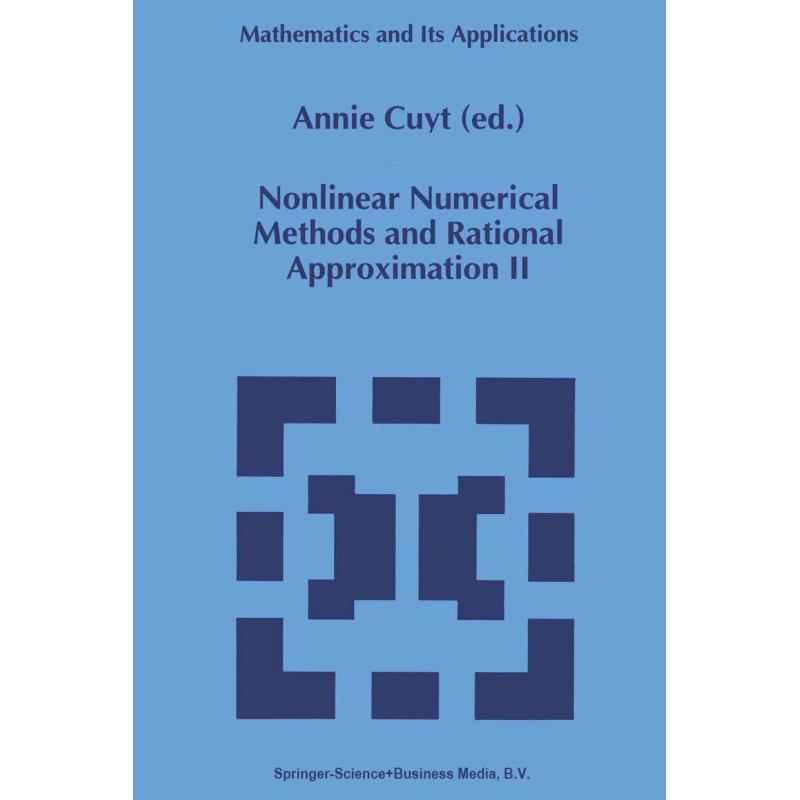 Nonlinear Numerical Methods and Rational Approximation II - ISBN13 ...