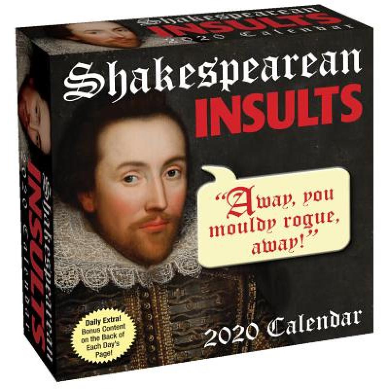 Shakespearean Insults 2020 Day-To-Day Calendar