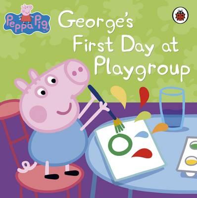peppa pig: georges first day at playgroup: sticker book